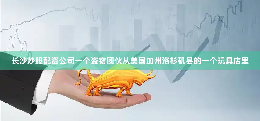 长沙炒股配资公司一个盗窃团伙从美国加州洛杉矶县的一个玩具店里